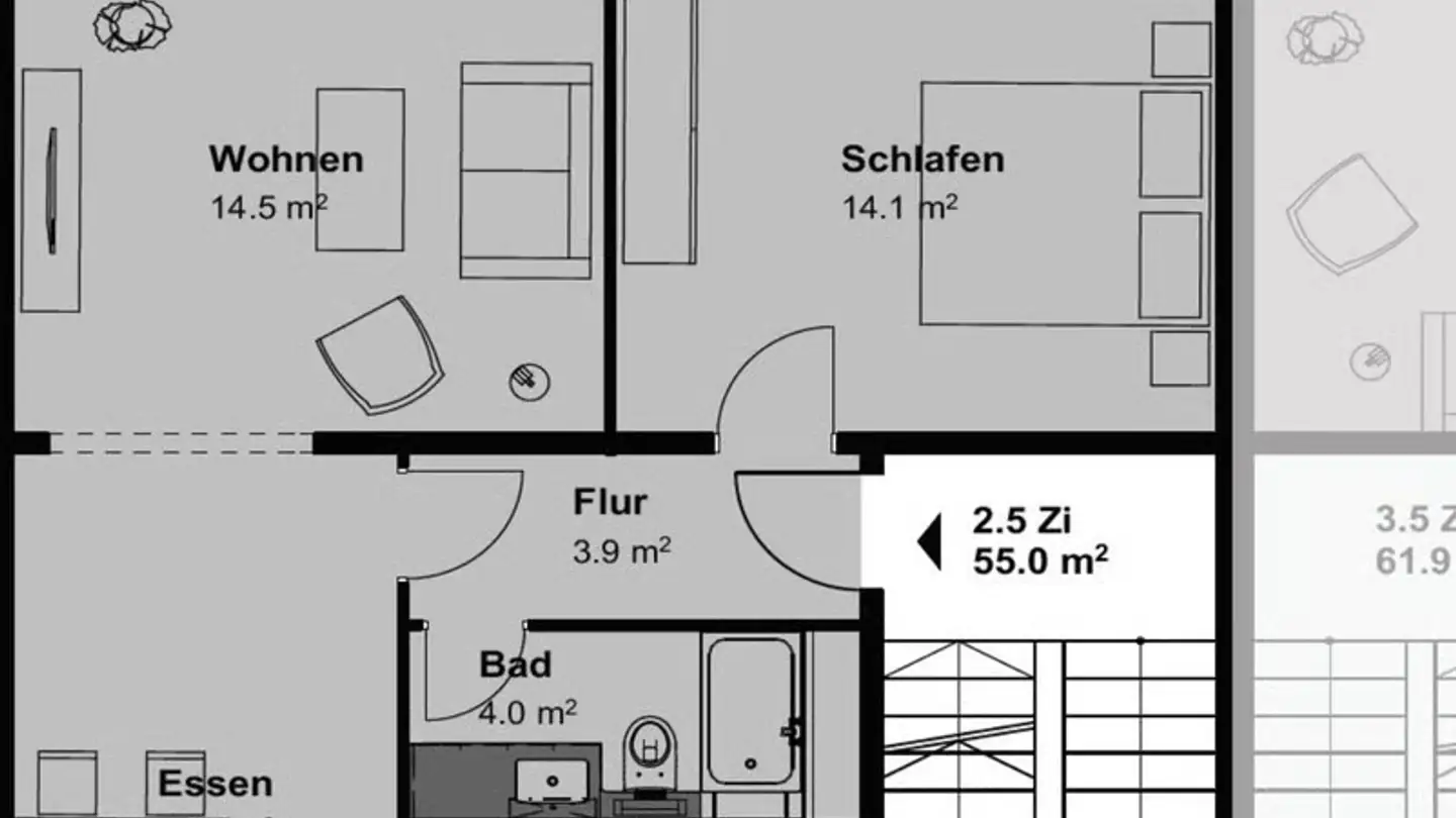 Appartement à louer - Kernstrasse 13, 8406 Winterthur - Photo 4