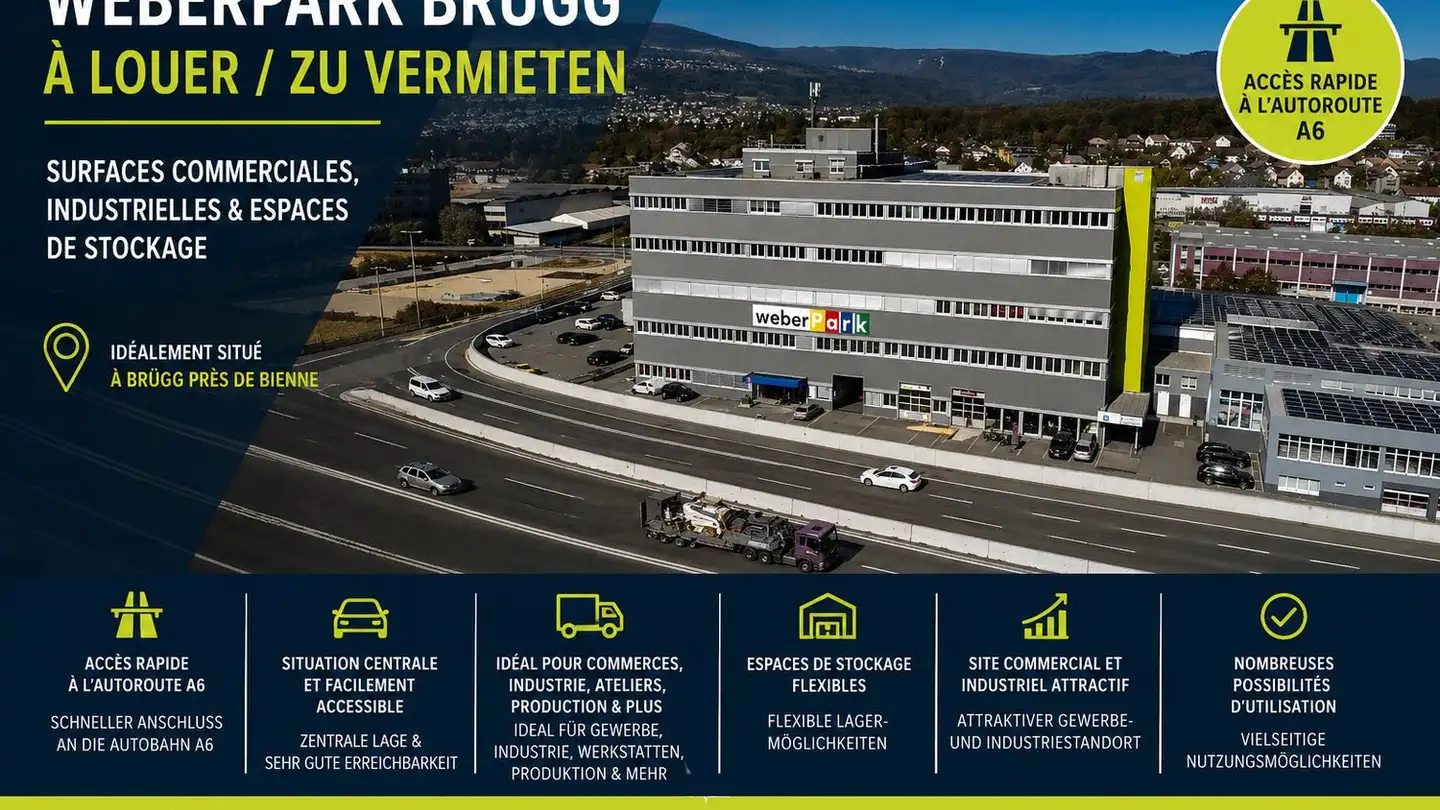 Industrial property for rent - Industriestrasse 37a, 2555 Brügg BE