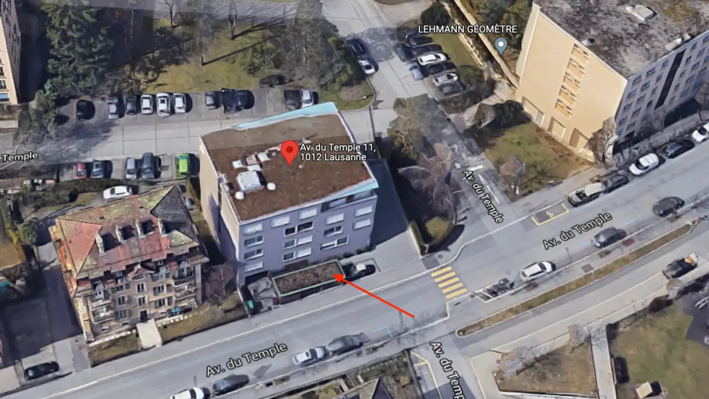 Outdoor parking space for rent - Avenue Du Temple 11, 1012 Lausanne