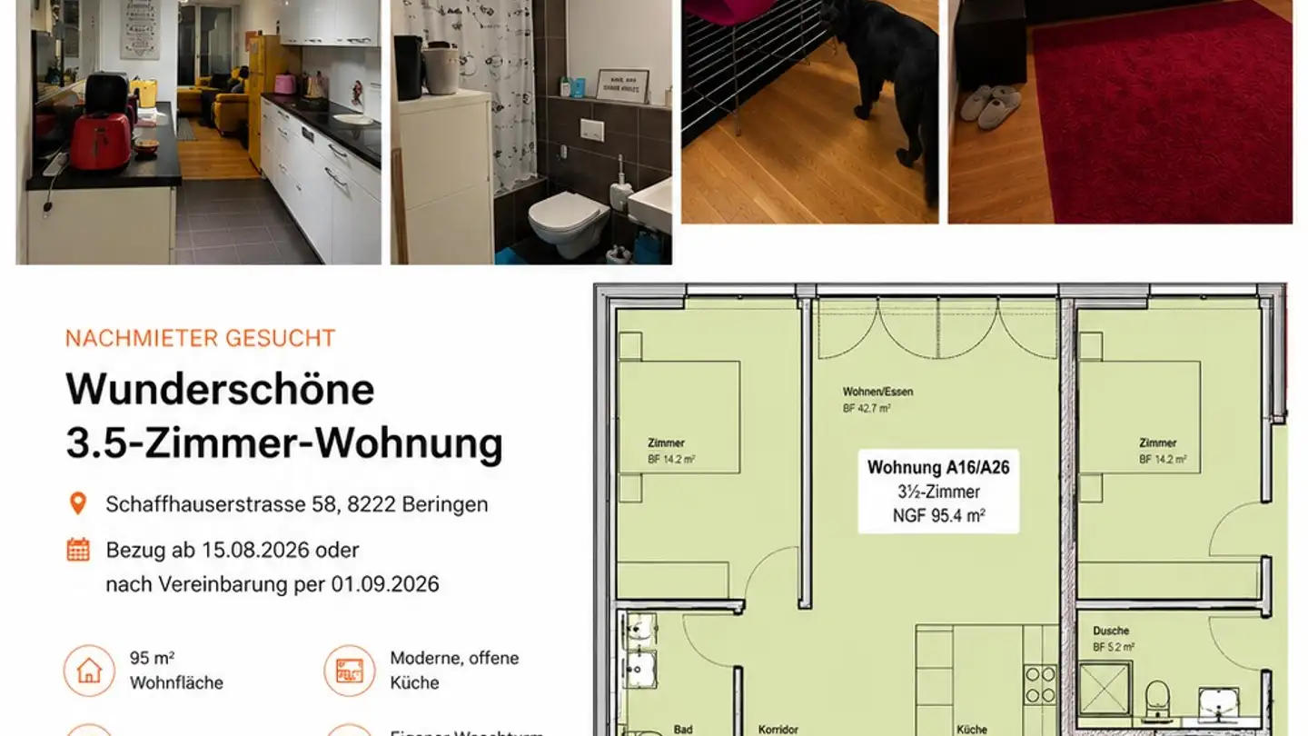 Appartamento in affitto - 8222 Beringen - Foto 3