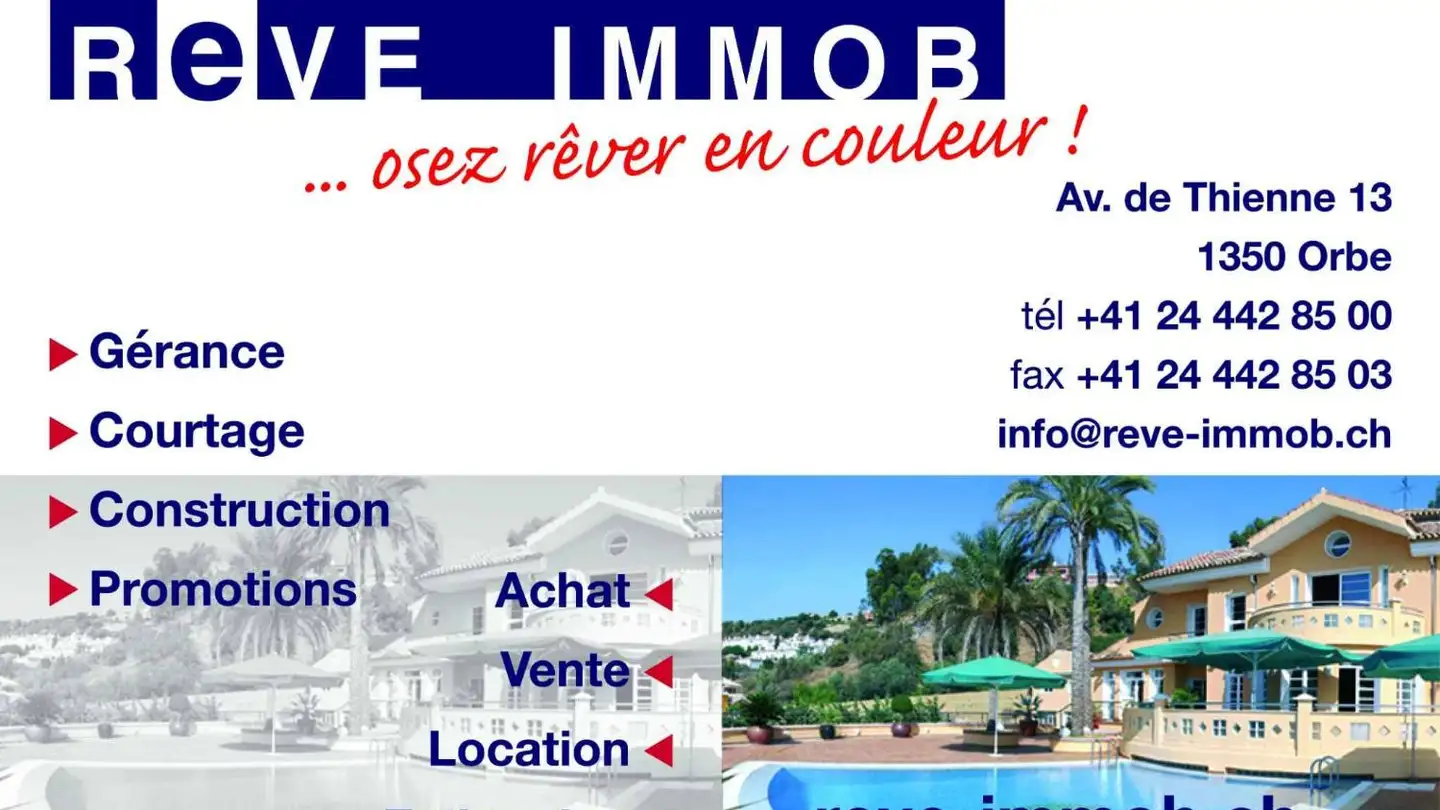 Underground parking space for rent - 1350 Orbe