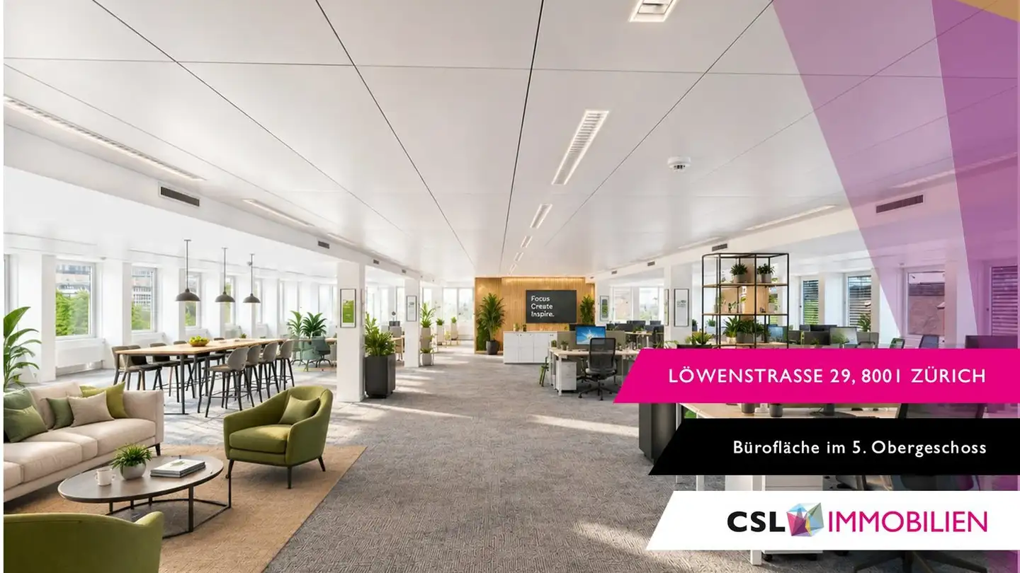 Bureau à louer - Löwenstrasse 29, 8001 Zürich