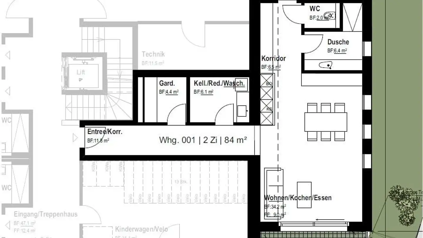 Appartamento in affitto - Büelstrasse 47, 8132 Hinteregg - Foto 2