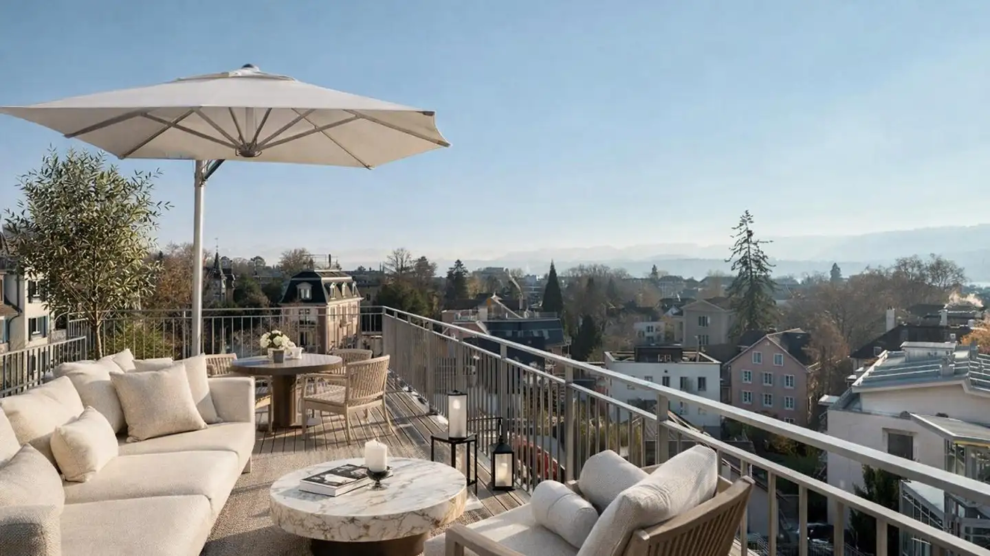 Penthouse for rent - Zolliker Strasse 6, 8008 Zürich
