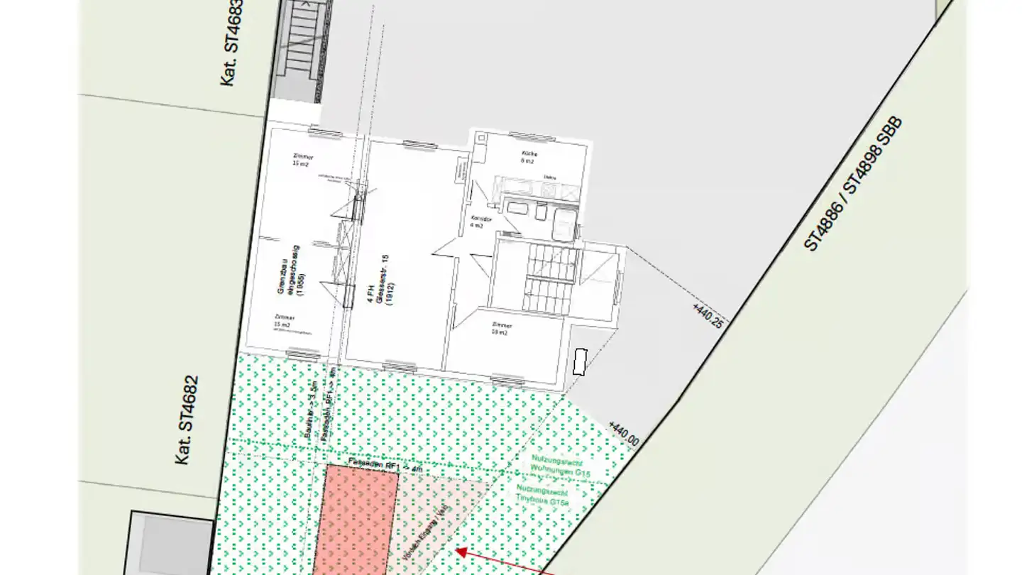 Terrain constructible à louer - Giesserstrasse 15, 8406 Winterthur - Photo 2