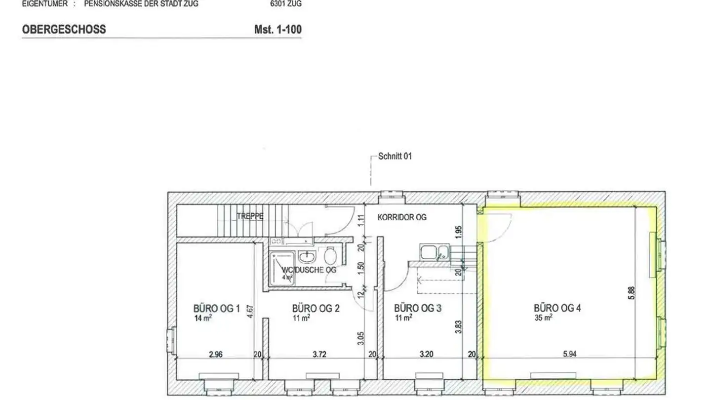 Spazio ufficio in affitto - Widenstrasse 16a, 6317 Oberwil b. Zug - Photo 2