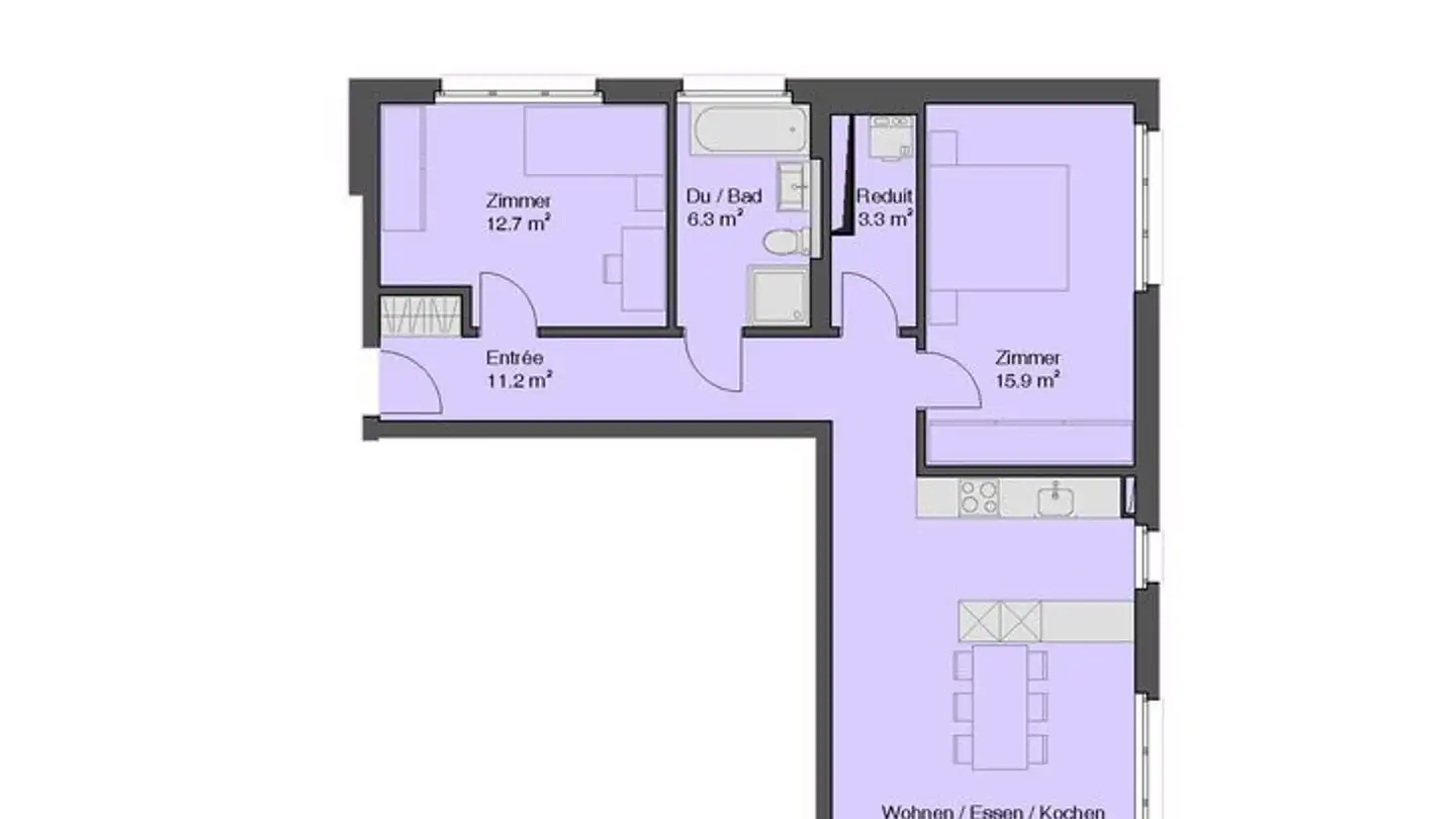 Appartamento in affitto - Seonerstrasse 9, 5704 Egliswil - Photo 3