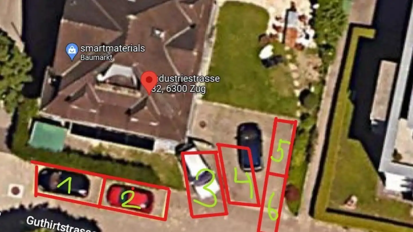 Parcheggio esterno in affitto - Industriestrasse 32, 6300 Zug