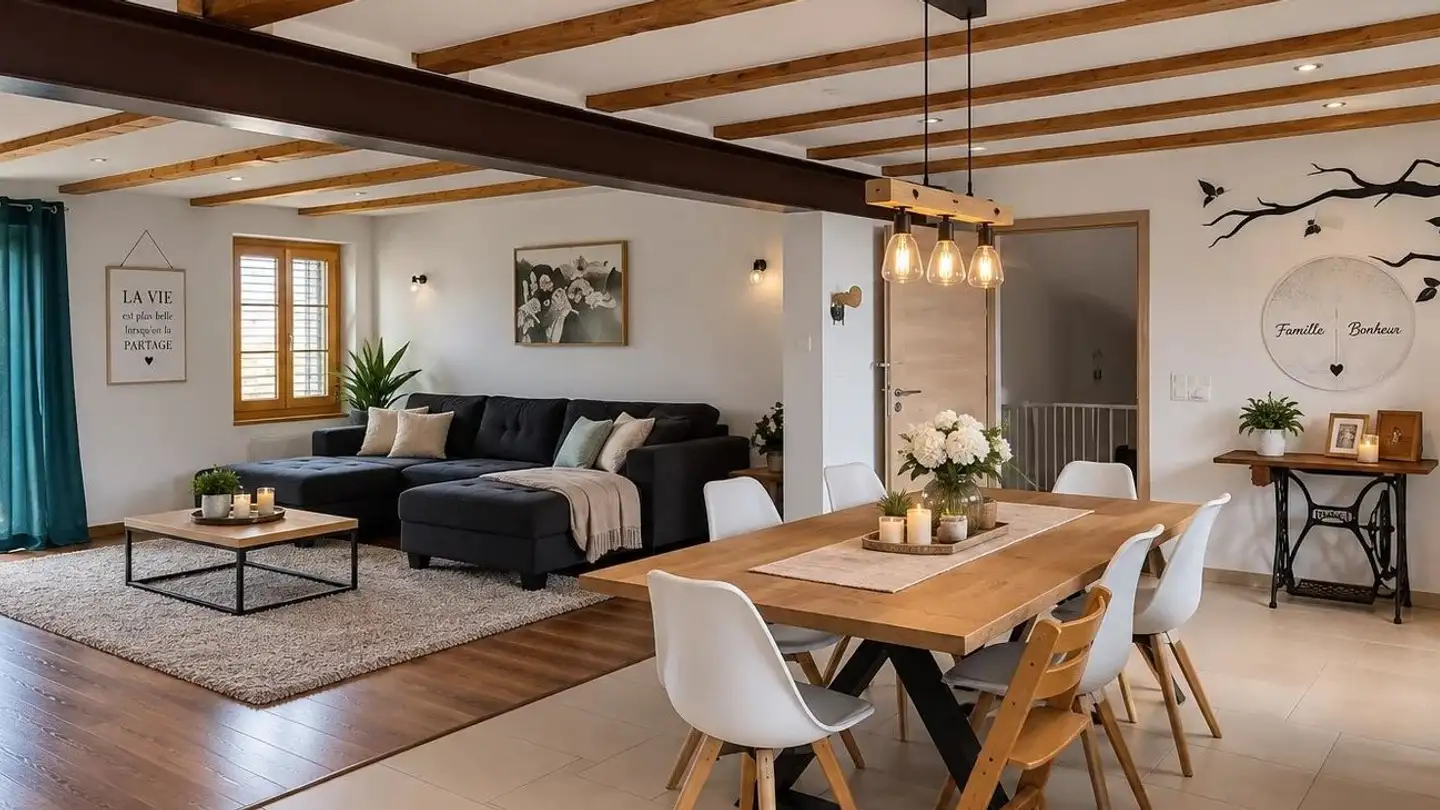 Appartamento in affitto - La Buchille 26, 1756 Lovens