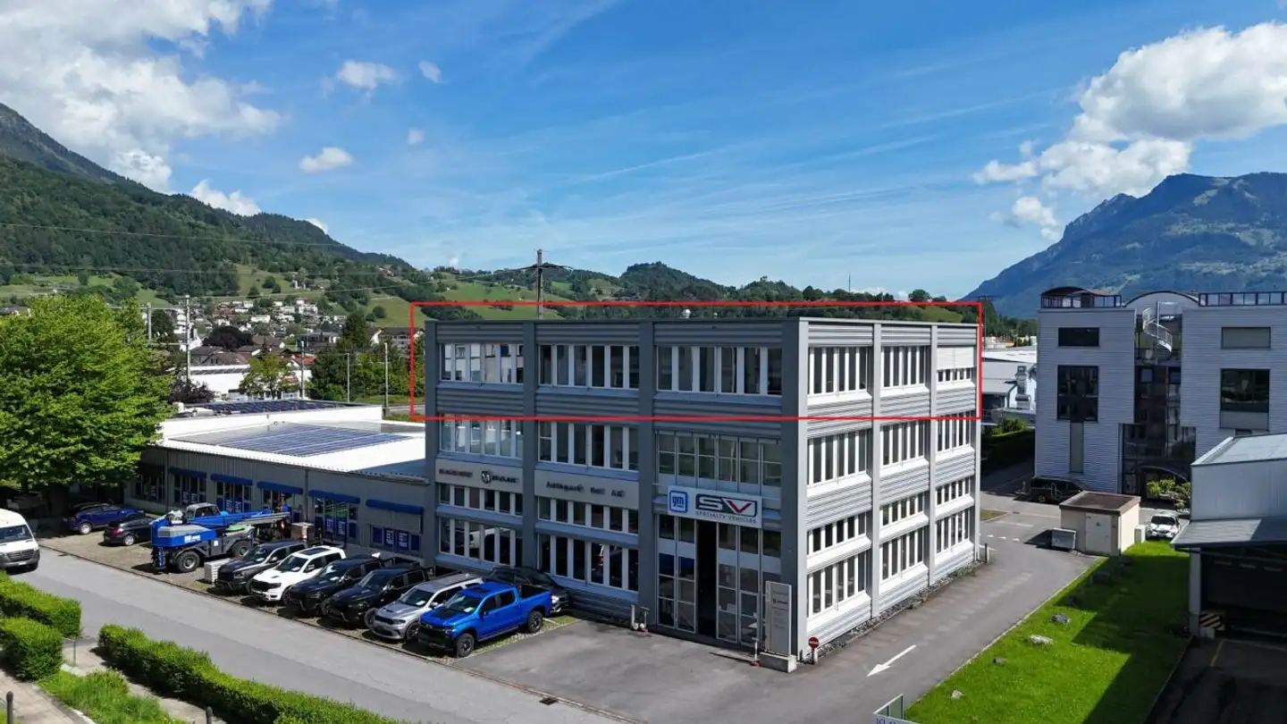 Bureau à louer - Fährhüttenstrasse 21, 9477 Trübbach