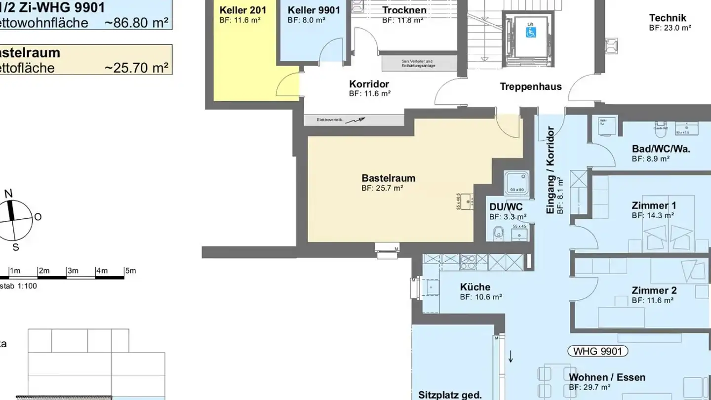 Appartement à louer - Im Buck 6, 8162 Steinmaur - Photo 4