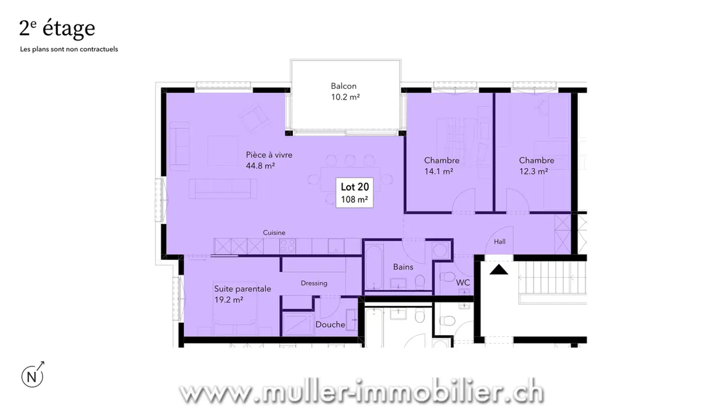 Appartamento in vendita - Route D'ursy 14, 1678 Siviriez - Photo 4