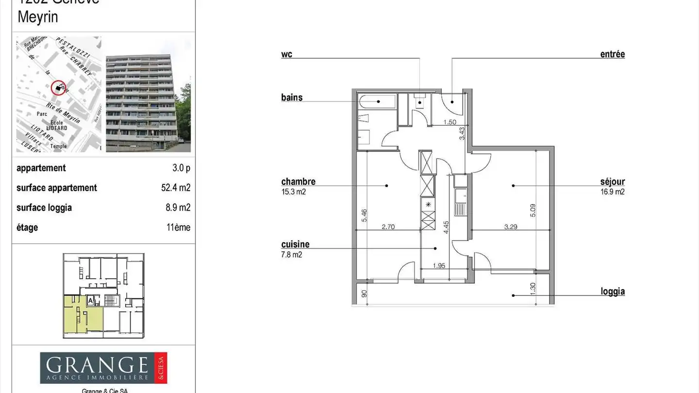 Apartment for rent - Route De Meyrin 12d, 1202 Genève