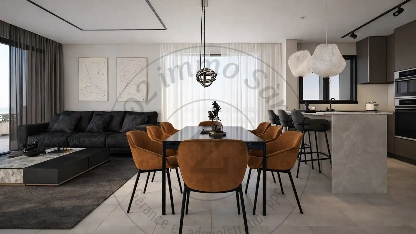 Duplex for rent - Impasse Du Broillet 16, 1680 Berlens - Photo 2