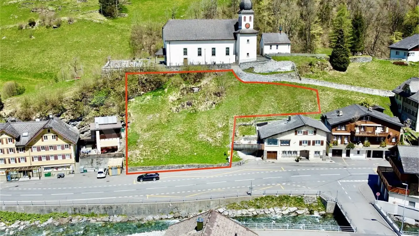 Constructible plot for sale - 6465 Unterschächen