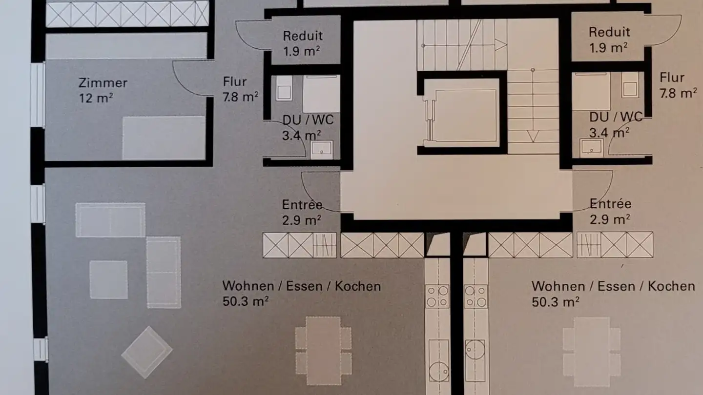 Appartement à louer - Riedmatt 18, 6373 Ennetbürgen - Photo 3