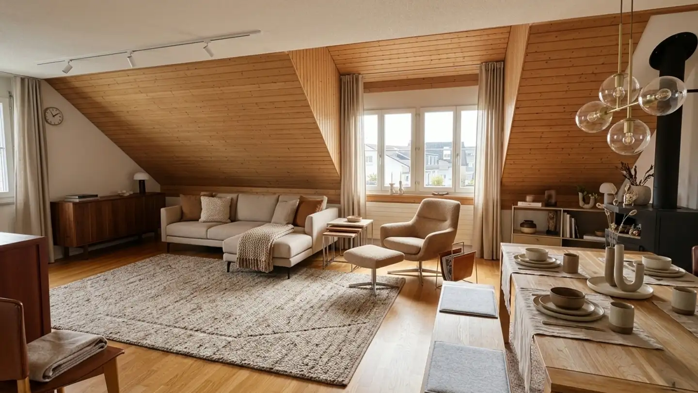 Attic flat for rent - Zehntenstrasse 31, 8800 Thalwil - Photo 2