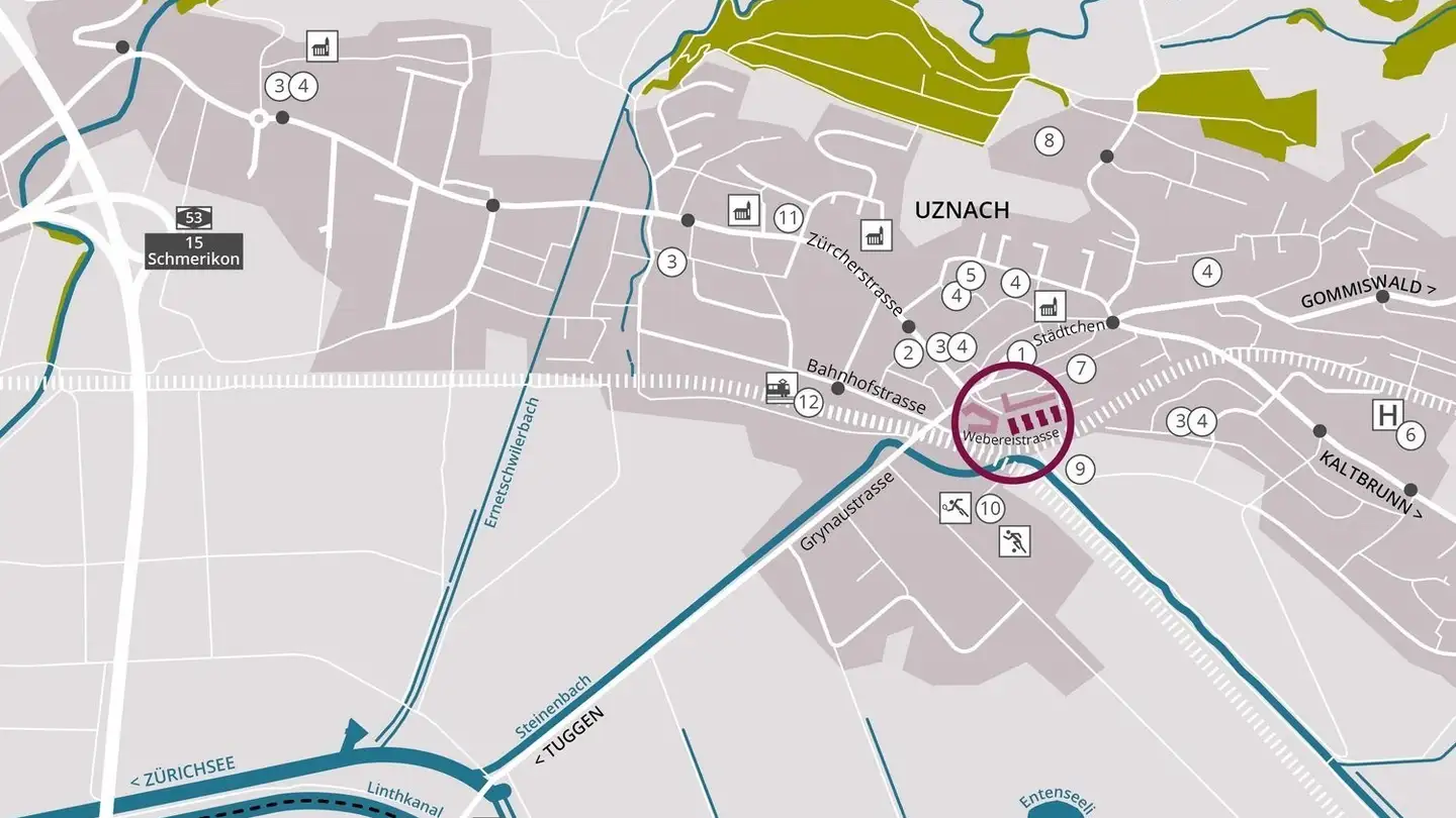 Parkplatz im Freien mieten - Webereistrasse 5, 8730 Uznach - Foto 4
