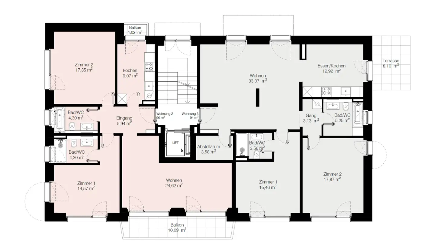 Appartement en terrasse à louer - Dolderstrasse 88, 8032 Zürich - Photo 3