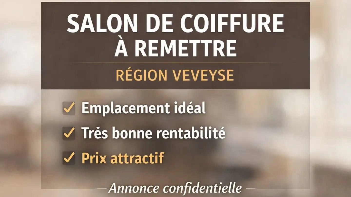 Hairdresser for sale - 1618 Châtel-St-Denis