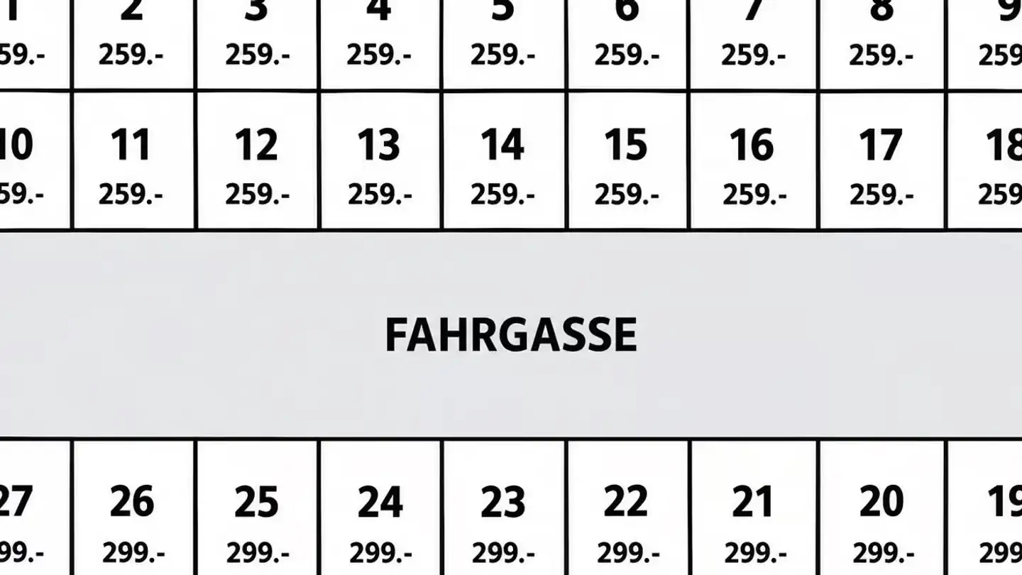 Tiefgaragenstellplatz mieten - Seestrasse, 8706 Meilen