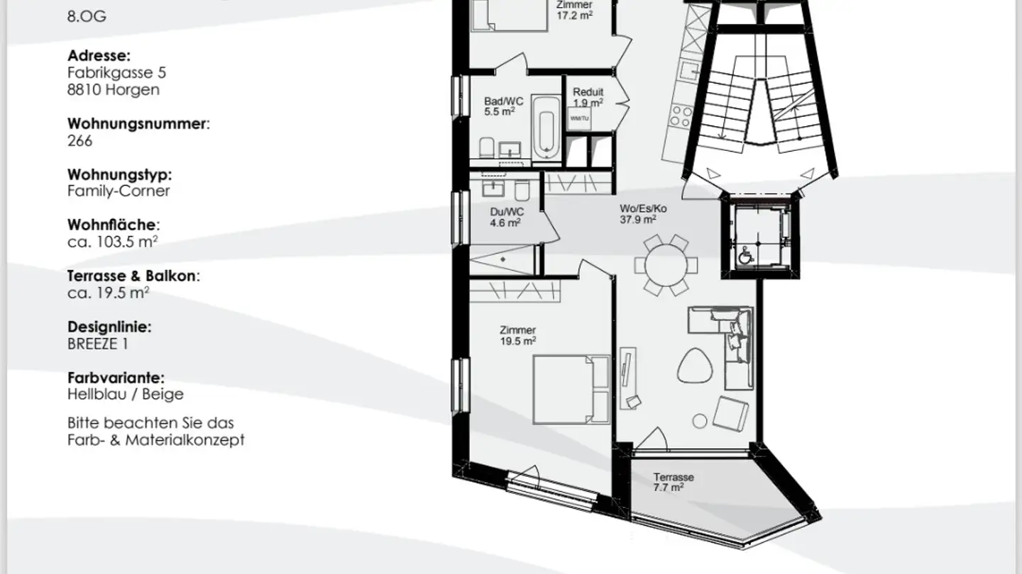 Wohnung mieten - Fabrikgasse 5, 8810 Horgen - Foto 3