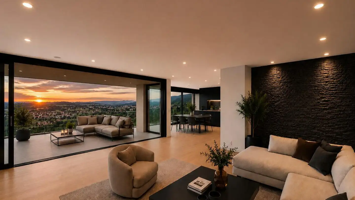 Penthouse mieten - Obertannberg 7, 6214 Schenkon
