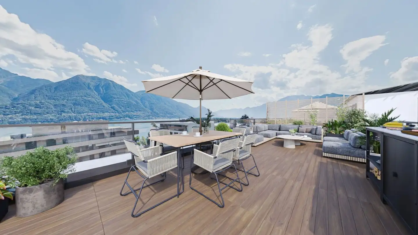 Penthouse for sale - Via Rinaldo Simen, 6648 Minusio