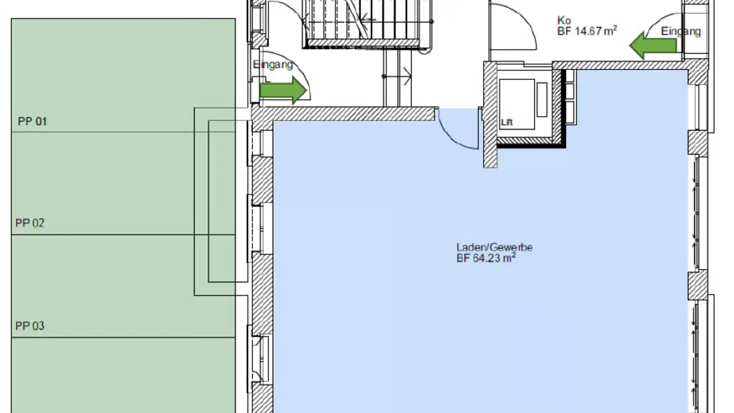 Place de parking extérieure à louer - Schaffhauserstrasse 351, 8050 Zürich - Photo 2