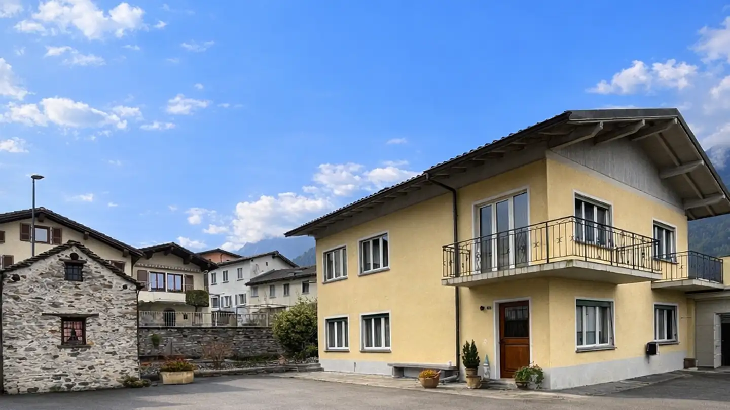 Maison jumelle à vendre - Via Norantola 24, 6557 Cama