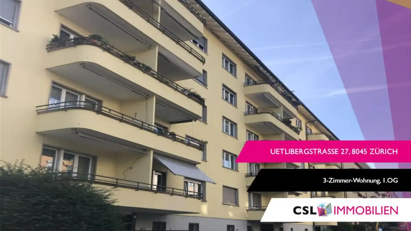 Appartamento in affitto - Üetlibergstrasse 27, 8045 Zürich
