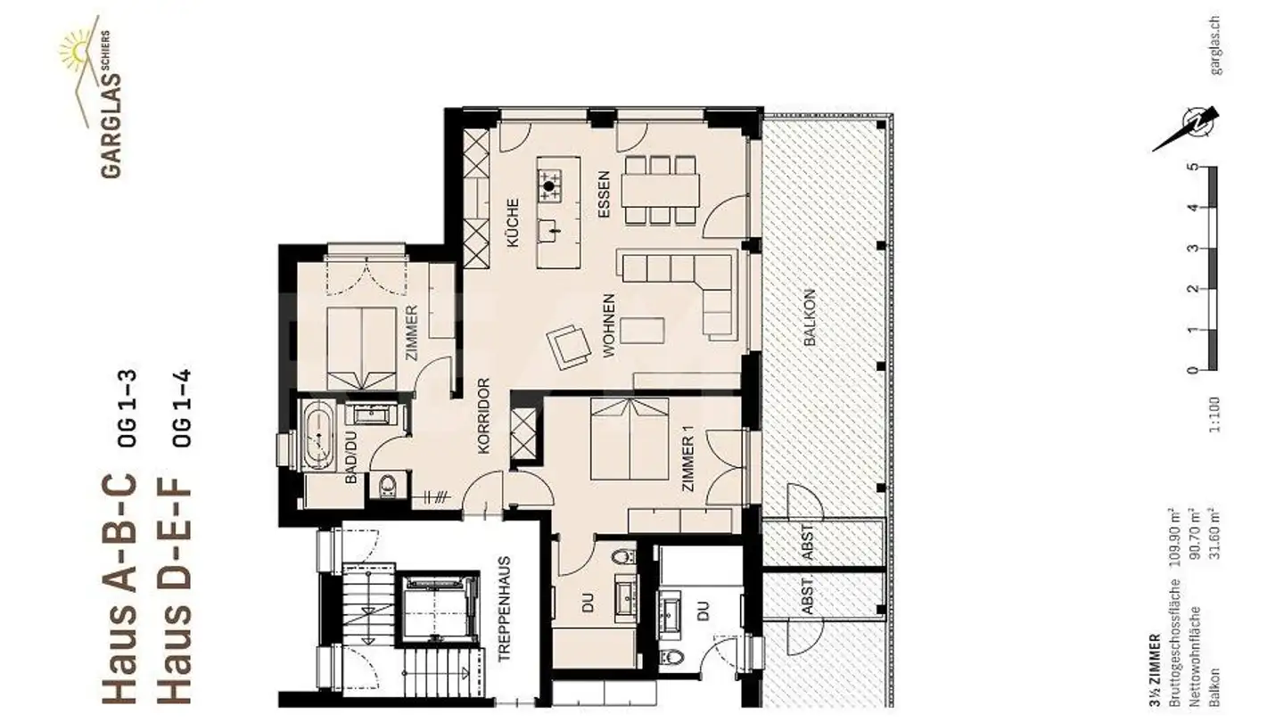 Appartement à vendre - Tersierstrasse, 7220 Schiers - Photo 2