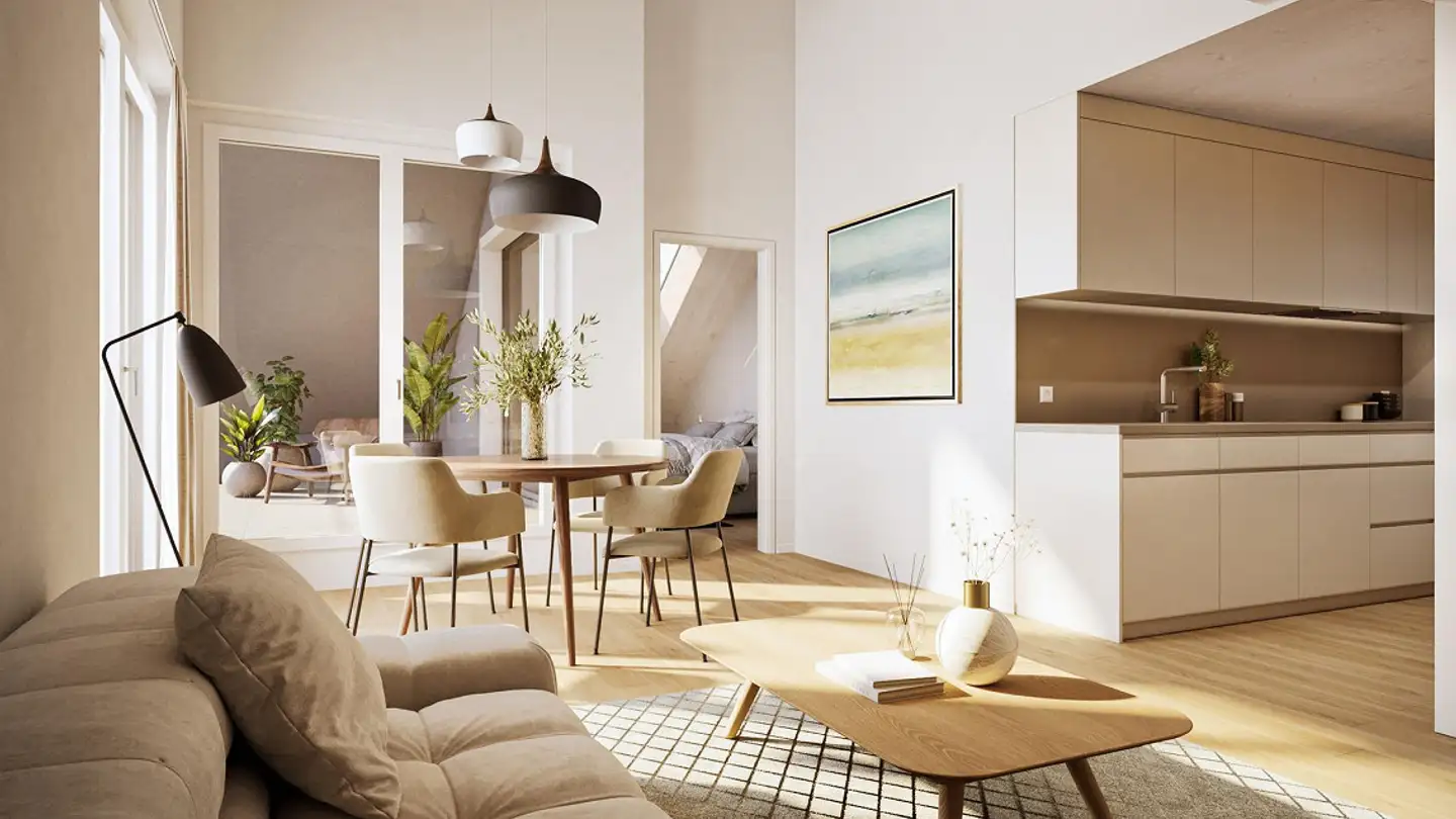 Wohnung mieten - Bergstrasse 8, 5644 Auw - Foto 3