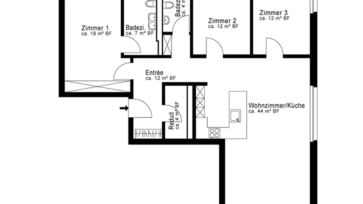 Appartamento in affitto - Bachweg 1a, 9631 Ulisbach - Foto 3