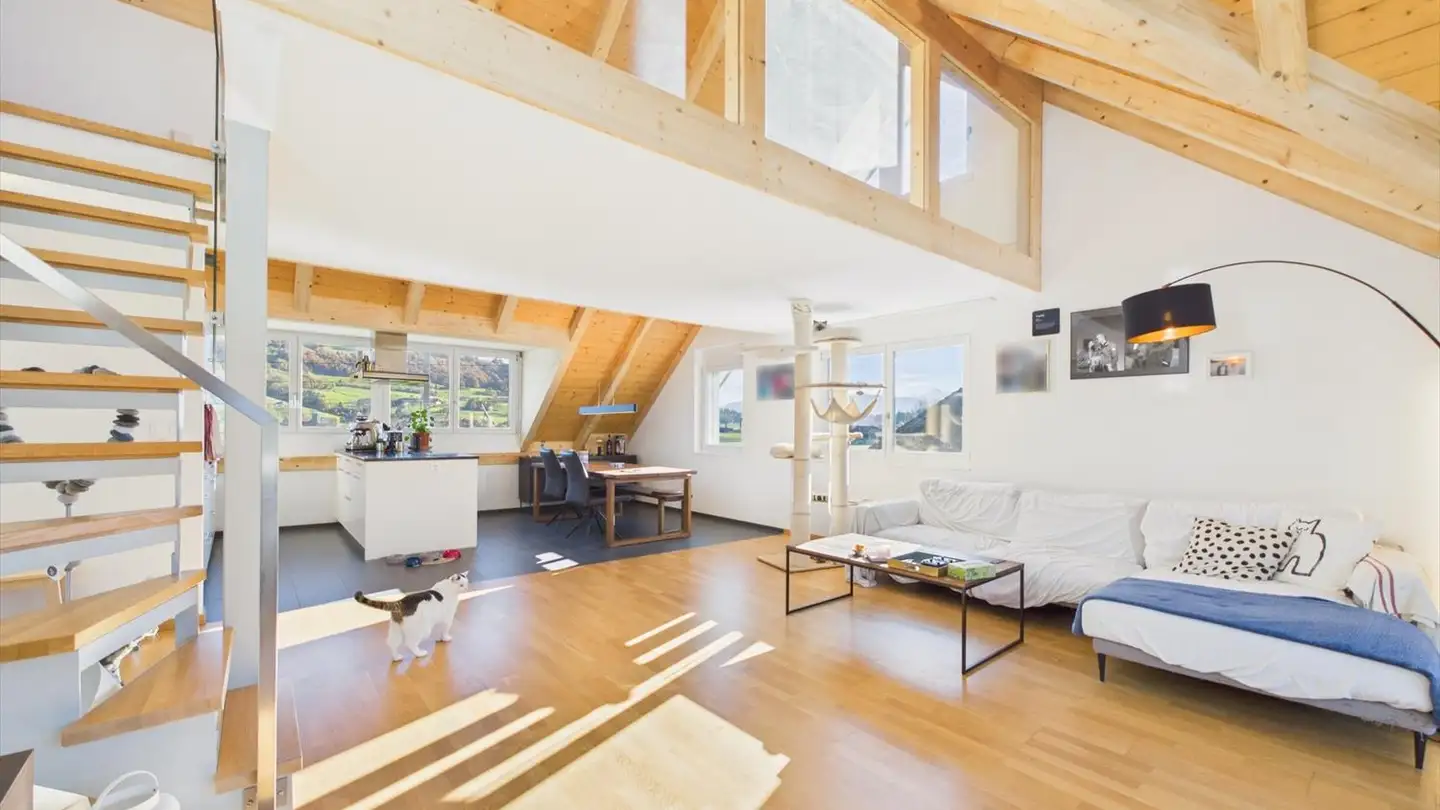 Dachgeschosswohnung mieten - 3126 Kaufdorf