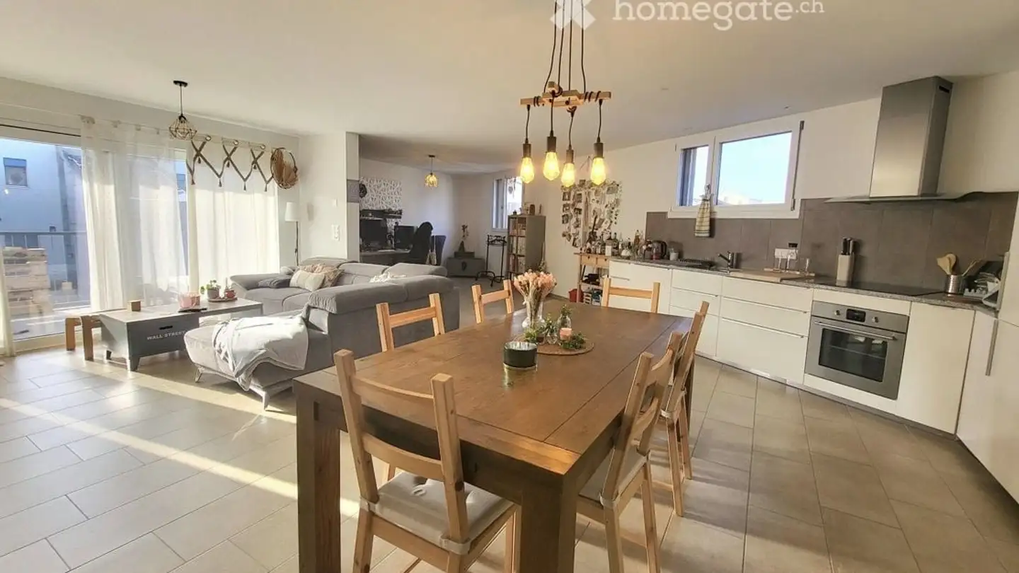 Wohnung mieten - Route Du Montilier 3, 1694 Villargiroud - Foto 2