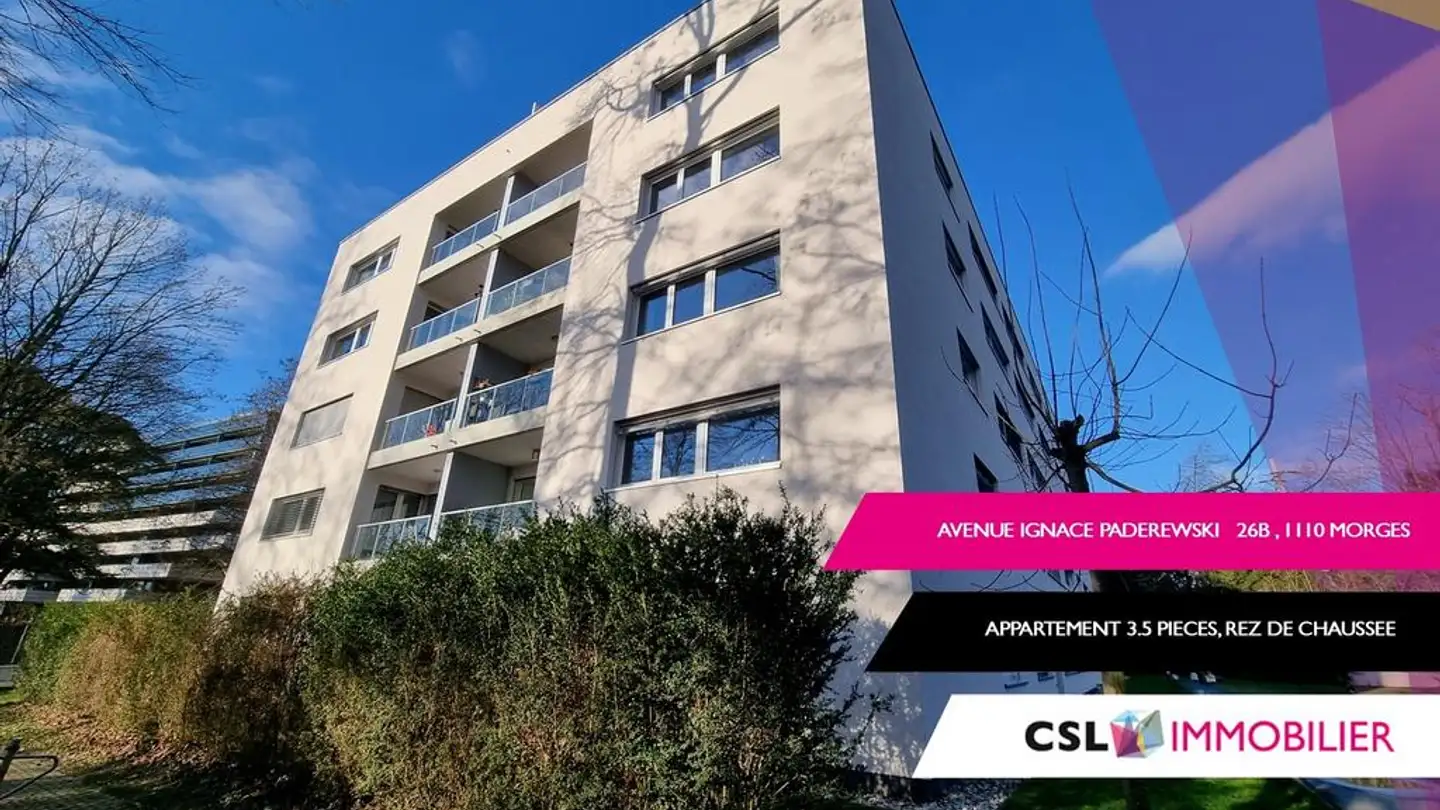 Apartment for rent - Avenue Ignace Paderewski 26B, 1110 Morges
