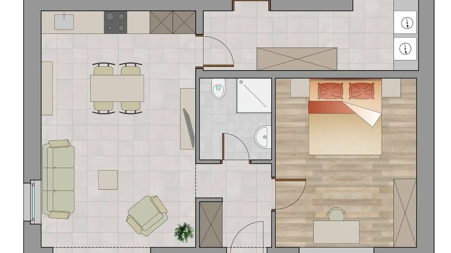 Wohnung mieten - Via Cantonale 85, 6936 Cademario - Foto 3