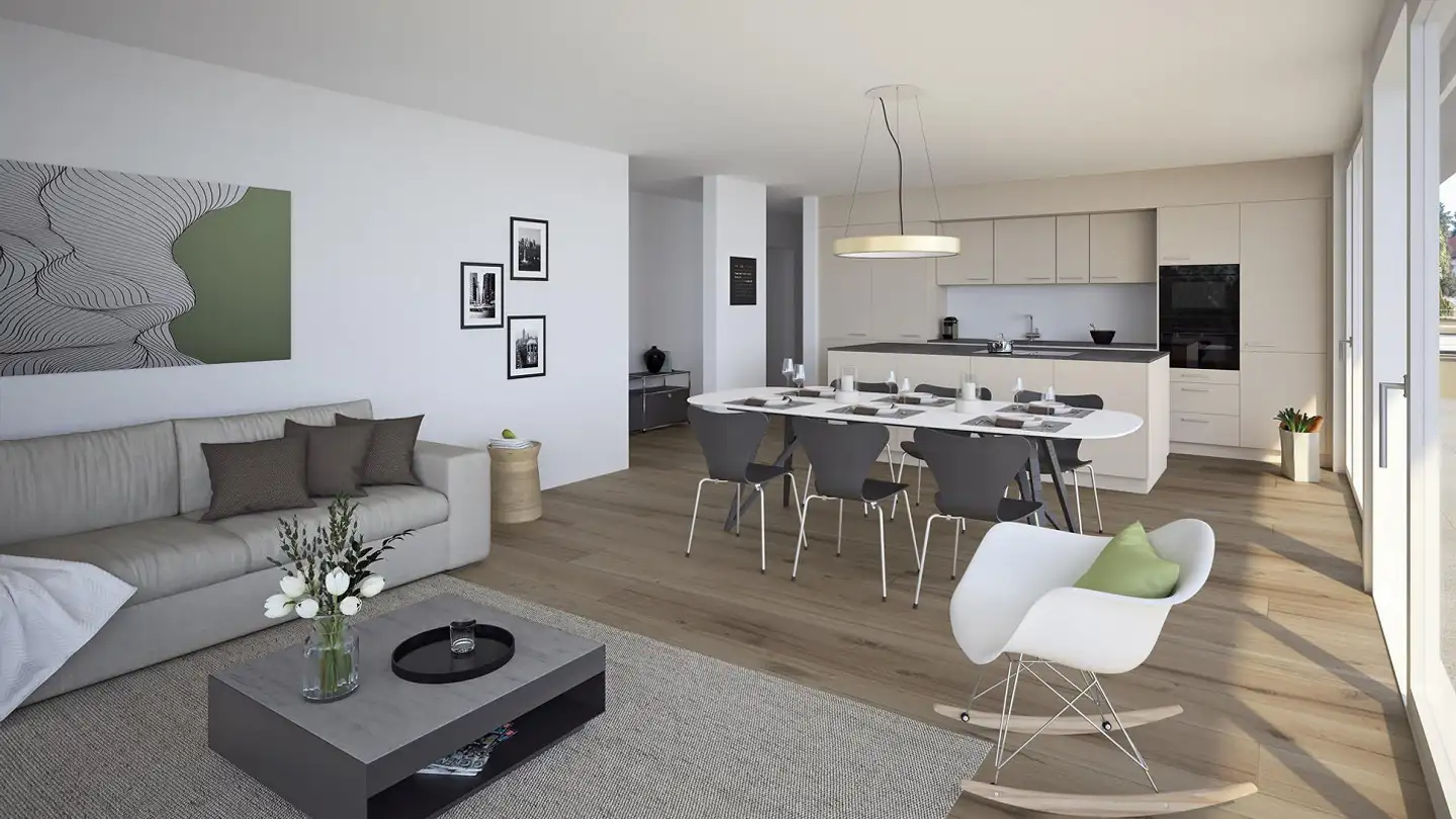 Terrassenwohnung kaufen - Schützenhausstrasse 11, 5312 Döttingen - Foto 3