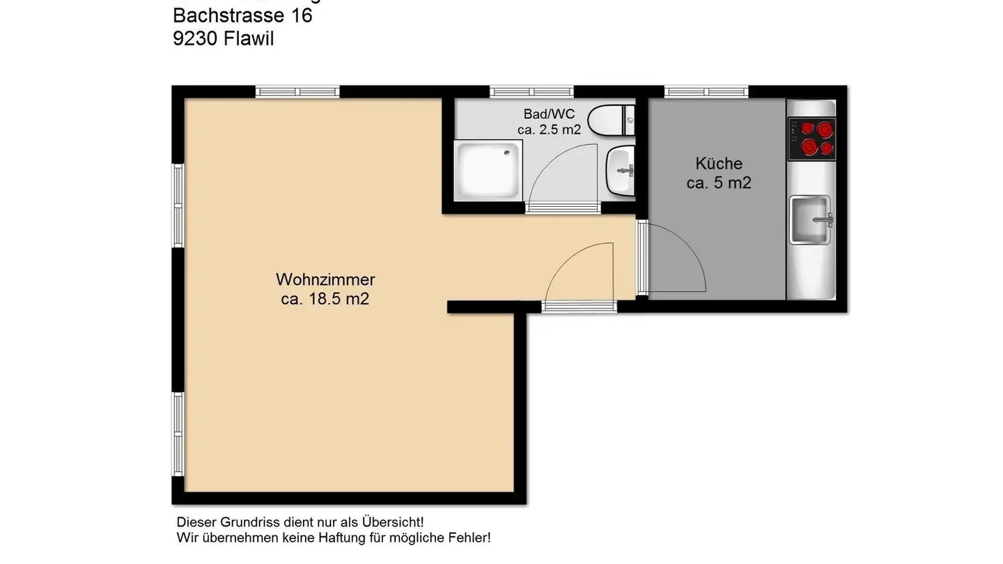Wohnung mieten - Bachstrasse 16, 9230 Flawil - Foto 4