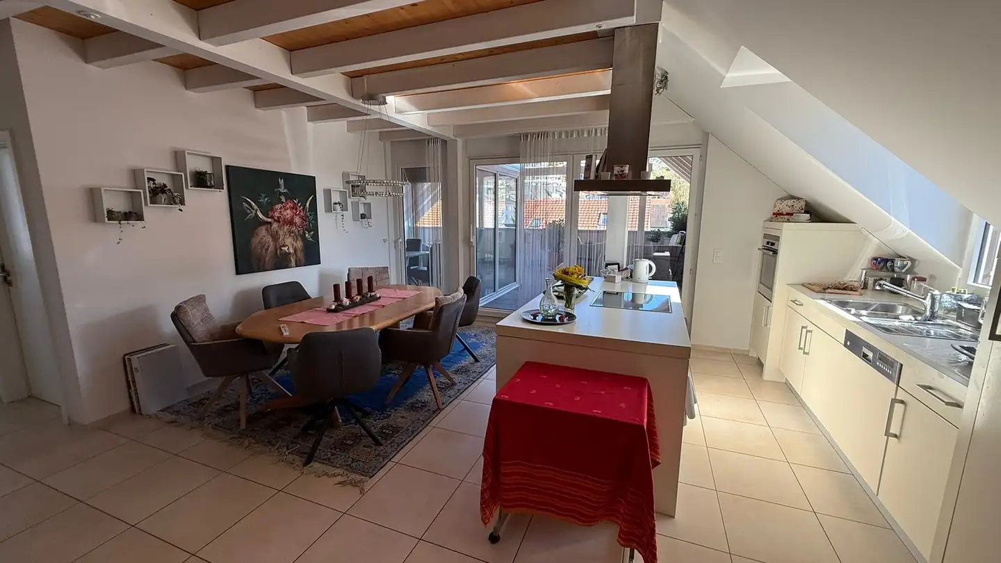 Attic flat for rent - Oberbodenstrasse 13, 5303 Würenlingen - Photo 3