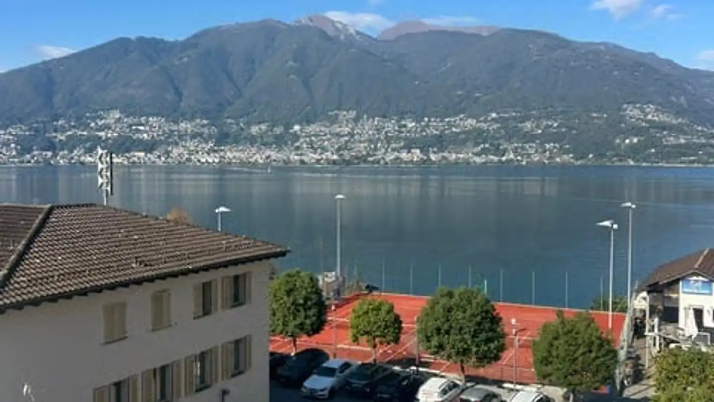Penthouse for rent - Via Cantonale 37, 6574 Vira (Gambarogno)