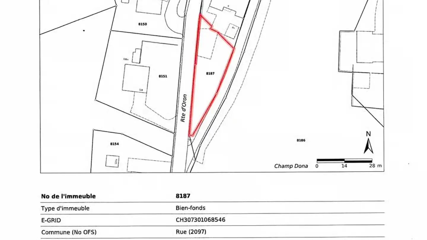 Terrain constructible à vendre - 1673 Promasens - Photo 3