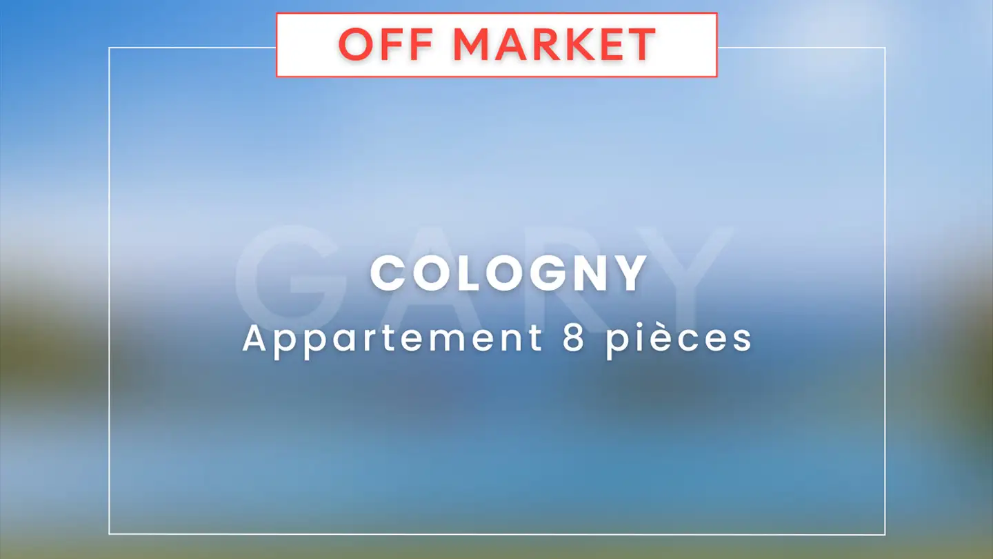 Appartement à vendre - 1223 Cologny