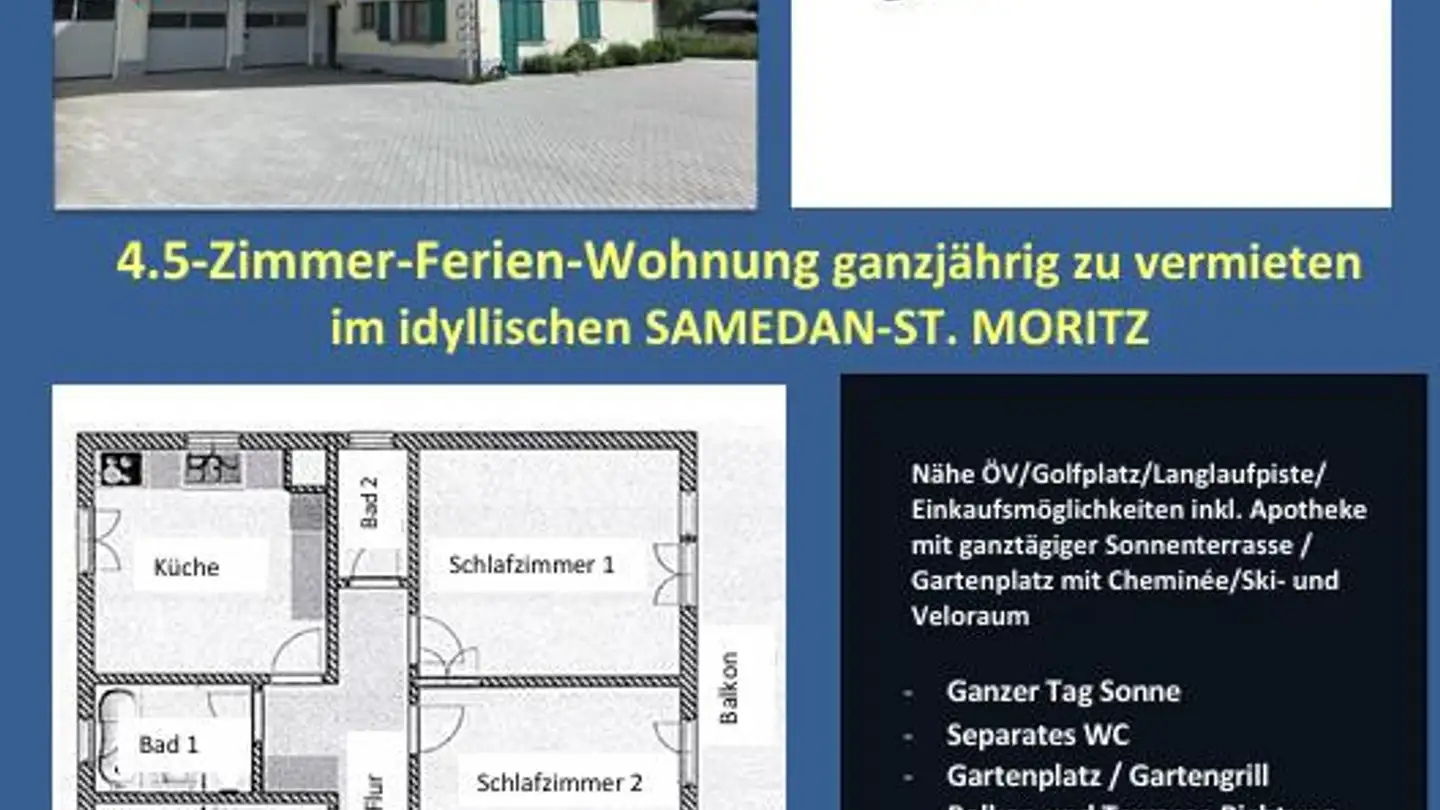 Einfamilienhaus mieten - 7503 Samedan