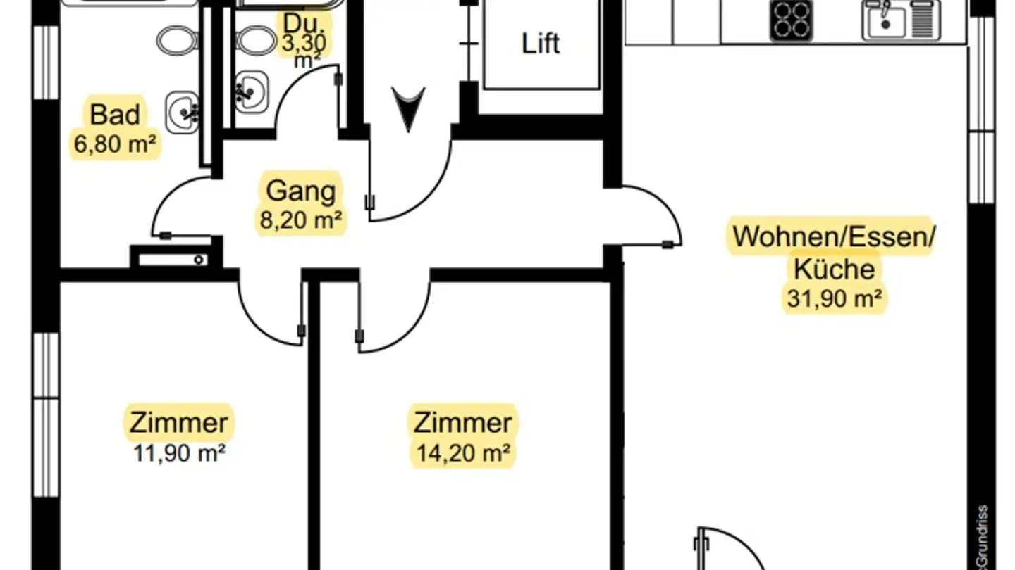 Appartamento in affitto - Therwilerstrasse 10, 4142 Münchenstein - Foto 4