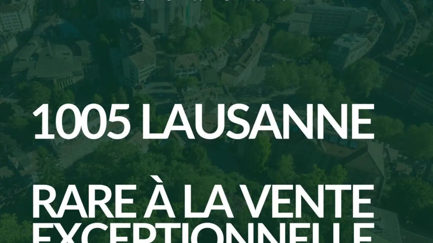 Single house for sale - 1005 Lausanne