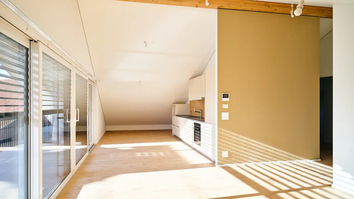 Attic flat for rent - Chemin Du Riau 4a, 1681 Billens