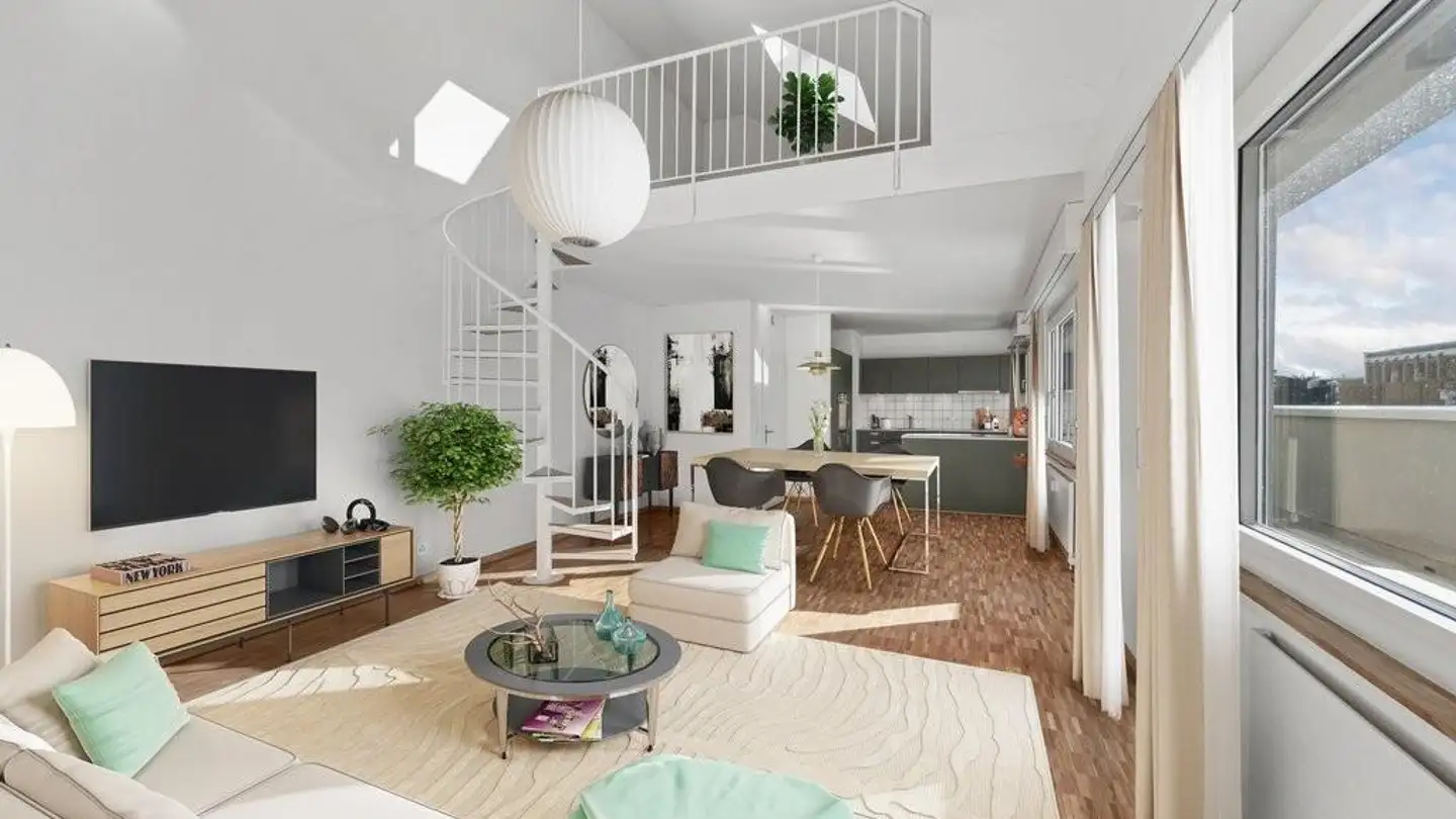 Attic flat for rent - Rheinfelderstrasse 1, 4058 Basel