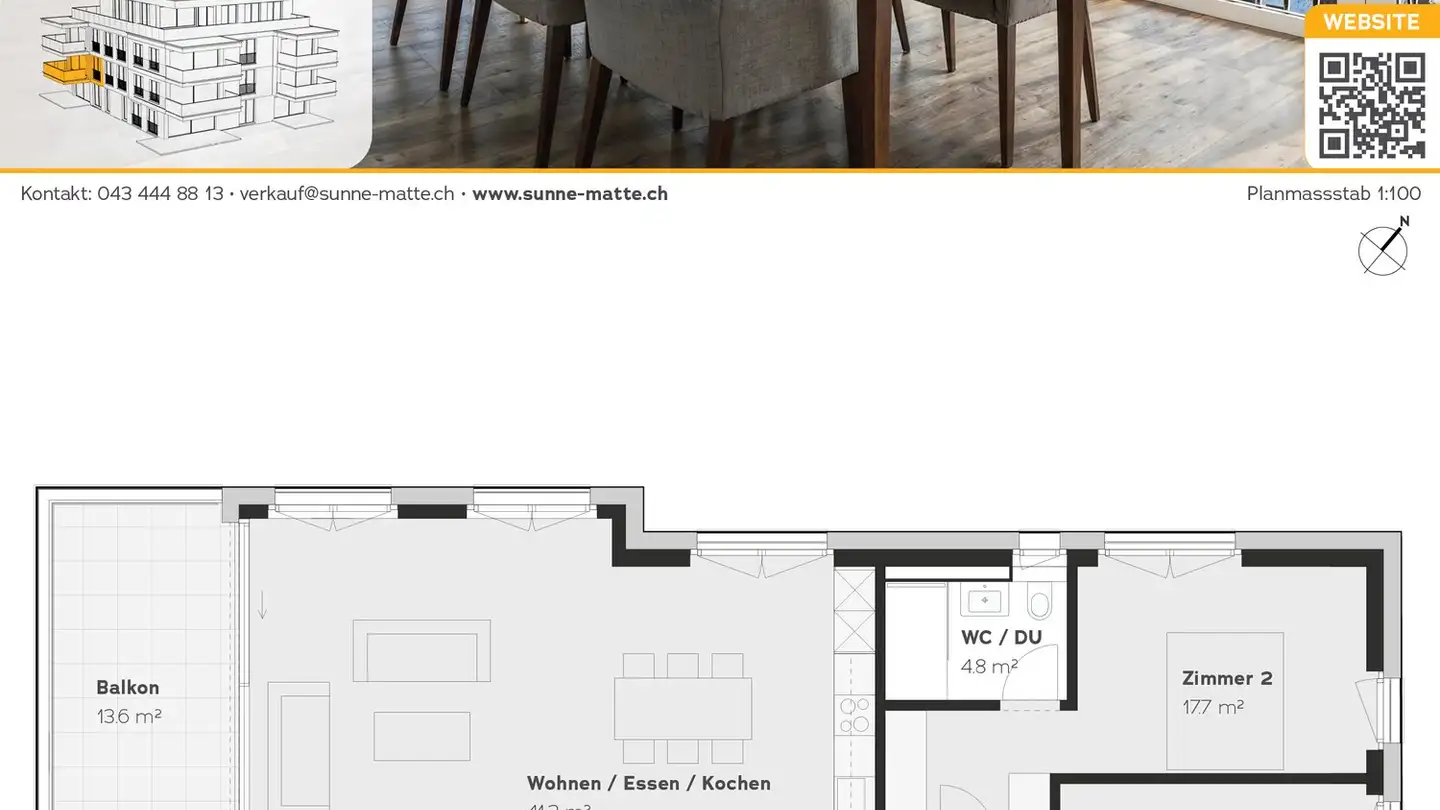 Appartamento in vendita - Bahnhofstrasse 49, 8965 Berikon - Photo 4